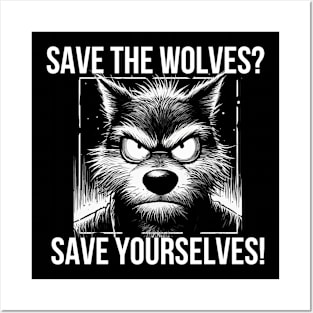 Save the wolves? Posters and Art